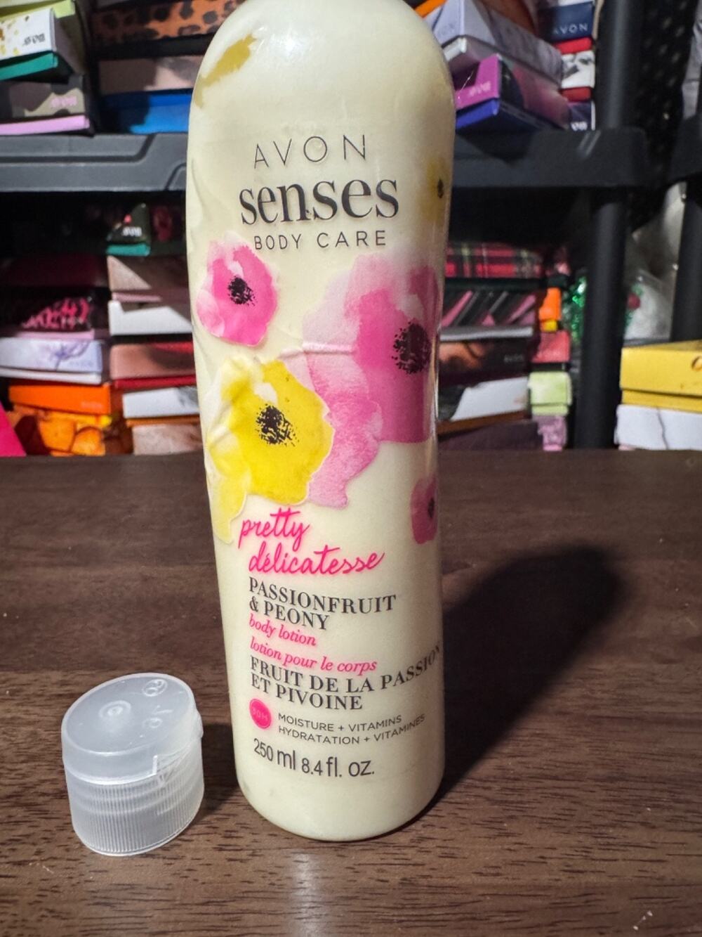 Avon senses pretty delicatesse “passionfruit & peony” body lotion 8.4 Fl Oz.